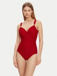 Miraclesuit Strój kąpielowy Razzle Dazzle Siren 6516617 Czerwony. Czerwone stroje jednoczęściowe Miraclesuit, bez wzorów, z syntetyku. Za 759.99 zł.