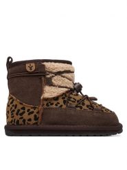 EMU Australia Śniegowce Leela Mini K13350 Brązowy. Brązowe kozaki dziewczęce EMU Australia, bez wzorów, z wełny, bez obcasa, bez zapięcia. Za 384.99 zł.