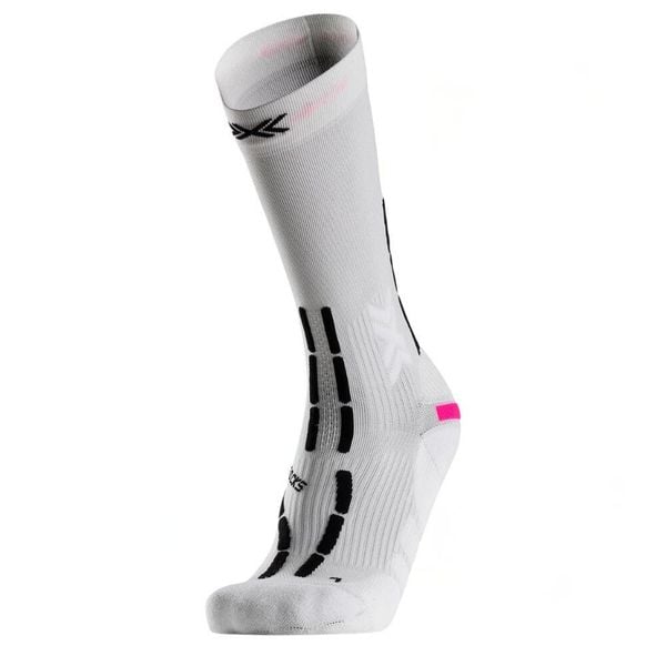 Skarpetki biegowe X-Socks Anatomix Crew. Białe skarpetki damskie X BIONIC, bez wzorów. Za 214.00 zł.