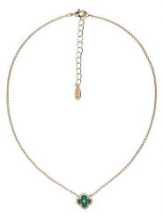 U.S. Polo Assn. Pozłacany naszyjnik z elementem ozdobnym - dł. 38 cm rozmiar: onesize. Zielone naszyjniki damskie U.S. Polo Assn., z kryształem, metalowe. Za 108.99 zł.