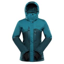 Kurtka damska narciarska snowboardowa 15.000 Alpine Pro Deara 2. Niebieskie kurtki sportowe damskie Alpine Pro, na zimę, bez wzorów, bez kaptura. W wyprzedaży za 939.00 zł.