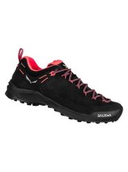 Salewa Skórzane buty trekkingowe "Wildfire Leather GTX" w kolorze czarnym rozmiar: 37. Czarne obuwie trekkingowe damskie Salewa, z gore-texu, bez zapięcia. Za 360.17 zł.