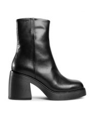 Vagabond Shoemakers Botki Brooke 5044-201-20 Czarny. Czarne botki damskie Vagabond Shoemakers, bez obcasa, na słupku, bez zapięcia. Za 779.99 zł.