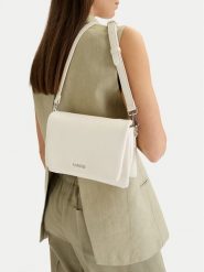 Lasocki Torebka CEO-LSK-X-003-07 Biały. Białe listonoszki damskie Lasocki, bez wzorów, z materiału, bez dodatków. Za 159.99 zł.