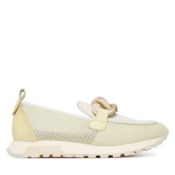 Mokasyny Hispanitas. Żółte mokasyny damskie Hispanitas, bez obcasa. Za 639.99 zł.