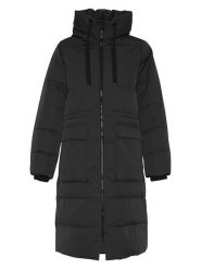 MOSS COPENHAGEN Płaszcz pikowany "Pavinaria" w kolorze czarnym rozmiar: L/XL. Czarne płaszcze damskie Moss Copenhagen, l, bez wzorów, z puchu, bez kaptura. Za 461.21 zł.