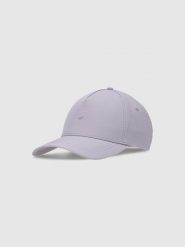4F Czapka z daszkiem strapback uniseks - fioletowa L/XL. Fioletowe czapki z daszkiem damskie 4F, na lato, bez wzorów, z syntetyku. W wyprzedaży za 59.99 zł.