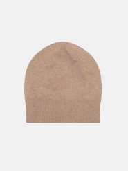Perfect Cashmere Kaszmirowa czapka "Ginger" w kolorze beżowym rozmiar: onesize. Brązowe czapki damskie Perfect Cashmere, bez wzorów, z kaszmiru. Za 187.96 zł.