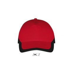 Czapka Sol's Booster. Czarne czapki z daszkiem damskie SOL'S, bez wzorów. Za 24.50 zł.