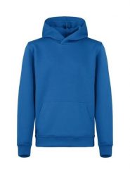Clique Miami Hoody Junior - bluza z kapturem z mieszanki bawełny – Royal Blue. Niebieskie bluzy damskie CLIQUE, bez wzorów, z bawełny, z kapturem. Za 154.32 zł.