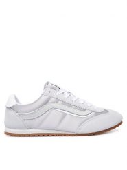 Vans Sneakersy Super Lowpro VN000D83EZO1 Szary. Szare obuwie sportowe damskie Vans, ze skóry, bez zapięcia. Za 339.99 zł.