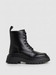 Pepe Jeans FOOTWEAR Botki "Queen Bass" w kolorze czarnym rozmiar: 38. Czarne botki damskie Pepe Jeans FOOTWEAR, z jeansu, bez obcasa, bez zapięcia. Za 281.10 zł.