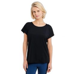 Koszulka damska Protest Prtloquat. Czarne bluzki damskie Protest, bez wzorów, sportowe, bez kołnierzyka, bez ramiączek. Za 237.00 zł.