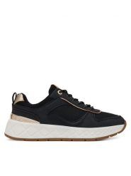 MEXX Sneakersy V12-799 Czarny. Czarne obuwie sportowe damskie Mexx, z materiału, bez zapięcia. Za 199.99 zł.