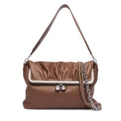 Torebka Weekend Max Mara. Brązowe torebki klasyczne damskie Weekend Max Mara, bez dodatków. Za 2,334.00 zł.