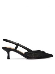 Guess Czółenka FLJYNO FAL05 Czarny. Czarne czółenka damskie Guess, z aplikacjami, z materiału, bez obcasa. Za 549.99 zł.