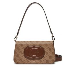 Torebka Guess. Brązowe torebki klasyczne damskie Guess, bez dodatków. Za 339.99 zł.
