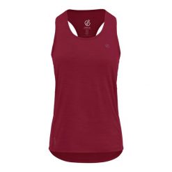 Damska Koszulka Modernize II. Czerwone bluzki damskie Dare 2b, bez wzorów, bez kołnierzyka, bez ramiączek. Za 80.99 zł.