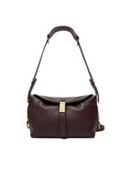 PINKO Torebka Saddle Baguette Mini AI 25-26 PLTT 105895 A1ZX Bordowy. Czerwone torebki klasyczne damskie Pinko, ze skóry, bez dodatków. Za 1,649.00 zł.