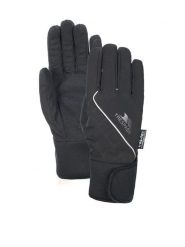 Trespass Rękawiczki "Whiprey" w kolorze czarnym rozmiar: L. Czarne rękawiczki damskie Trespass, bez wzorów, z materiału. Za 79.21 zł.