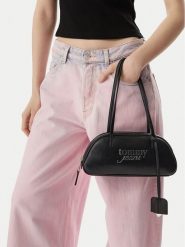 Tommy Jeans Torebka Tjw Bold Shoulder Bag AW0AW18787 Czarny. Czarne torebki klasyczne damskie Tommy Jeans, z jeansu, bez dodatków. Za 449.99 zł.