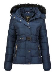 Canadian Peak Parka "Bloodeak" w kolorze granatowym rozmiar: S. Niebieskie parki damskie Canadian Peak, s, z tkaniny, bez kaptura. Za 254.74 zł.