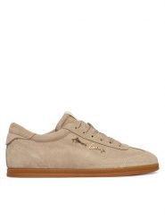 Armani Exchange Sneakersy XW002797 AF17465 U6223 Beżowy. Brązowe obuwie sportowe damskie Armani Exchange, ze skóry, bez zapięcia, Adidas Advantage. Za 465.99 zł.