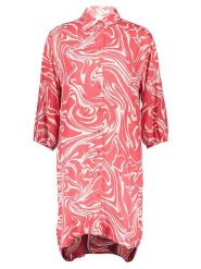 Kaffe Sukienka w kolorze różowo-białym rozmiar: 42. Białe sukienki damskie Kaffe, bez wzorów, z wiskozy, bez ramiączek. Za 130.99 zł.