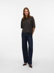 Vero Moda Sweter w kolorze brązowym rozmiar: S. Brązowe swetry klasyczne damskie Vero Moda, s, z wełny, bez kołnierzyka. Za 109.95 zł.