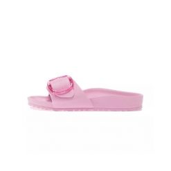 Damskie japonki EVA MADRID BIG BUKLE EVA. Czerwone klapki damskie Birkenstock, bez wzorów, z gumy, bez obcasa, bez zapięcia. Za 250.00 zł.