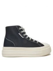 Tommy Jeans Trampki Foxing EN0EN02704 Czarny. Czarne trampki damskie Tommy Jeans, bez wzorów, z jeansu, bez zapięcia. Za 219.99 zł.