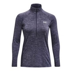 Bluza sportowa dla kobiet Under Armour ½ ZIP. Szare bluzy damskie Under Armour, s, bez wzorów, bez kaptura. Za 219.99 zł.