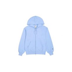 Bluza damska Champion Full Zip Hoodie Sweatshirt 117787. Fioletowe bluzy damskie Champion, l, bez wzorów, bez kaptura. Za 219.00 zł.