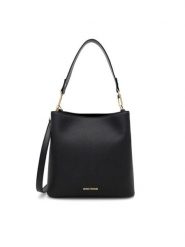 GINO ROSSI Torebka TYLO-182 Czarny. Czarne torebki klasyczne damskie Gino Rossi, ze skóry, bez dodatków. Za 279.99 zł.