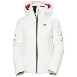 Damska kurtka narciarska Helly Hansen Alphelia Infinity. Białe kurtki damskie Helly Hansen, na zimę, l, bez wzorów, bez kaptura. W wyprzedaży za 2,027.00 zł.
