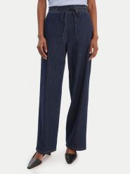 Marella Jeansy Fingere 2615181091 Granatowy Wide Leg. Niebieskie jeansy damskie Marella. Za 479.99 zł.