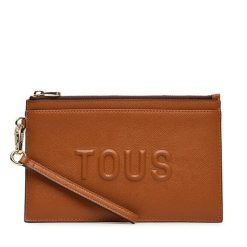 Torebka TOUS. Brązowe torebki wieczorowe damskie tous, bez wzorów, bez dodatków. Za 479.99 zł.