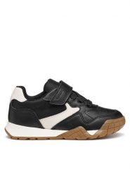 Geox Sneakersy J Rann-E J56NEC 054FU C9B1M S Czarny. Czarne buty sportowe chłopięce Geox, ze skóry, bez zapięcia. Za 149.99 zł.