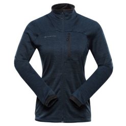 Bluza damska turystyczna szybkoschnąca Alpine Pro Onneca 3. Niebieskie bluzy damskie Alpine Pro, l, bez wzorów, z elastanu, bez kaptura. Za 299.00 zł.