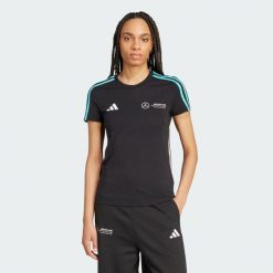 Koszulka Mercedes - AMG Petronas Formula One Team DNA. Białe bluzki damskie Adidas, l, bez wzorów, bez kołnierzyka, bez ramiączek. Za 199.00 zł.