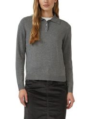 S.Oliver Sweter w kolorze szarym rozmiar: 46. Szare swetry klasyczne damskie S.Oliver, s, bez kołnierzyka. Za 95.99 zł.