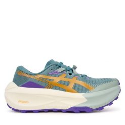 Buty do biegania Asics. Niebieskie obuwie sportowe damskie Asics, bez zapięcia, do biegania. Za 799.99 zł.