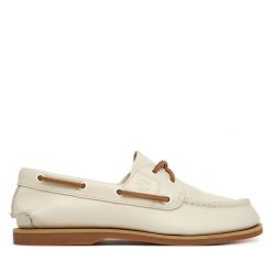 Mokasyny Timberland. Białe mokasyny damskie Timberland, bez obcasa. Za 699.99 zł.