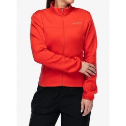 Bluza polarowa damska Columbia Sloan Crest Spacer Fleece FZ. Czerwone bluzy damskie Columbia, bez wzorów, z polaru, bez kaptura. Za 329.99 zł.