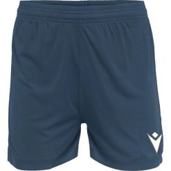 Szorty damskie Macron Acrux Hero. Niebieskie spodenki sportowe damskie Macron, l, bez wzorów, z materiału, na fitness i siłownię. Za 129.50 zł.