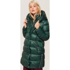 Pikowany płaszcz - Khaki. Brązowe płaszcze damskie House. W wyprzedaży za 249.99 zł.