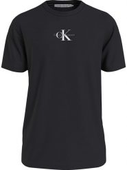 Calvin Klein Koszulka w kolorze czarnym rozmiar: S. Czarne bluzki damskie Calvin Klein, s, bez wzorów, z bawełny, bez kołnierzyka, bez ramiączek. Za 126.99 zł.