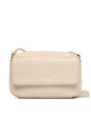 Armani Exchange Torebka XW001547 AF17019 U1092 Beżowy. Brązowe listonoszki damskie Armani Exchange, bez wzorów, ze skóry, bez dodatków. Za 479.99 zł.