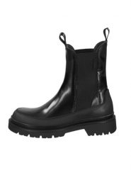 GANT Footwear Skórzane sztyblety w kolorze beżowo-czarnym rozmiar: 38. Brązowe botki damskie GANT Footwear, sportowe, z okrągłym noskiem, bez obcasa, bez zapięcia. Za 314.95 zł.