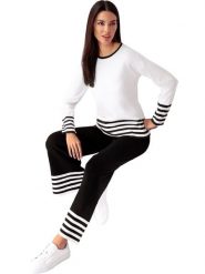 Heine Spodnie w kolorze czarnym rozmiar: 46. Czarne spodnie materiałowe damskie Heine, bez wzorów, z materiału. Za 56.99 zł.